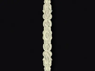 Central decor ornament for furniture 3D model 633