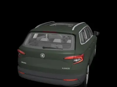 Sakooda car Low-poly 3D model