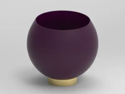 Sral Flower Pot Low-poly 3D model