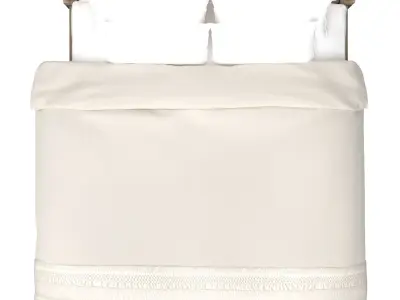 Hooker Furniture Bedroom Affinty California King Upholstered Bed 3D model