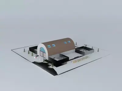 Factory shade 2 3D model