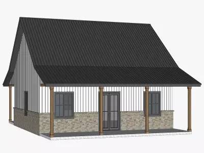 Barndominium House 07 -Archimple LLC 3D model