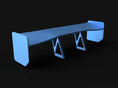 RC Drift Wing Free 3D print model