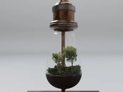 Bulb Terrarium 3D model
