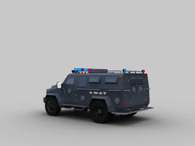 Lenco Bear SWAT Truck  Low-poly 3D model