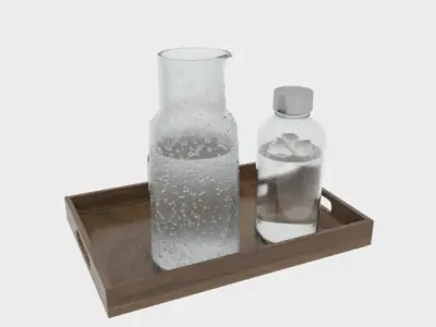 The dishes for kitchen 3D model