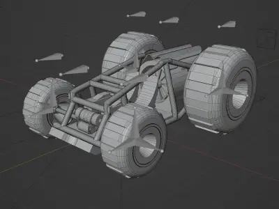 Sand Shark Buggy Free 3D model