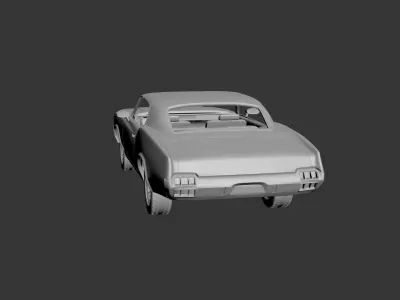 Oldsmobile Cutlass Supreme 1972  3D print model