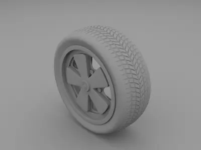 Porsche 911 Wheel 3D model