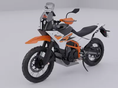 KTM 390 Adventure R Motorcycle 3D model