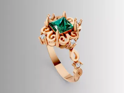 ring0010 3D print model