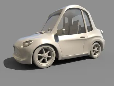 car cartoon 3D model purchase