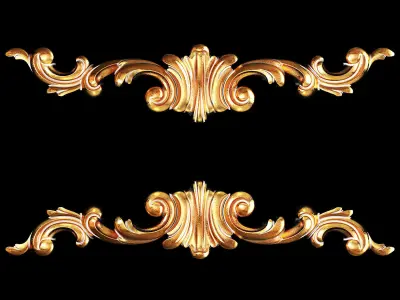 Classic carved 024 3D model