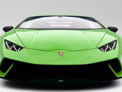 Lamborghini Huracan Performante 2018 Low-poly 3D model