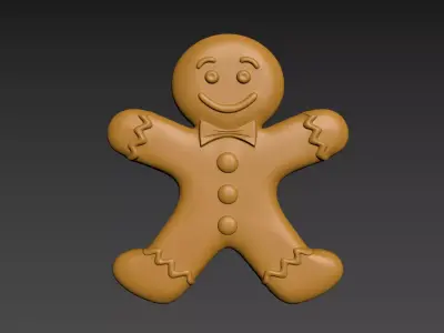 Gingerbread Man 3D print model purchase