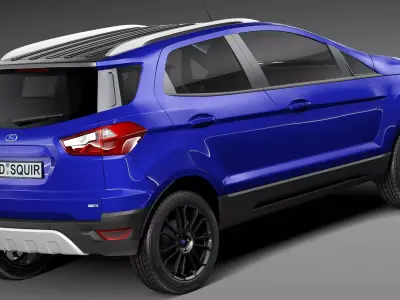EcoSport 2016 3D model