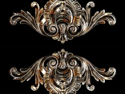 Classic carved 016 3D model