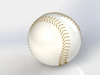 Baseball Ball 3D model