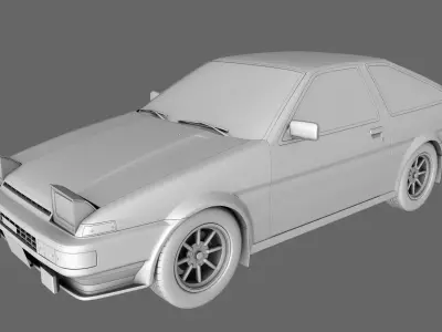 Toyota AE86 Sprinter Trueno 3D model