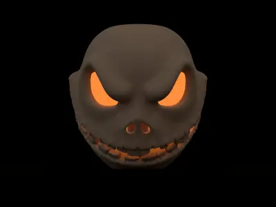 Halloween Skulls for candle 3D print model