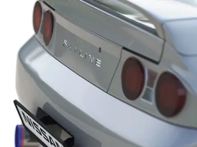 Nissan Skyline Hr 33 4door 3D model