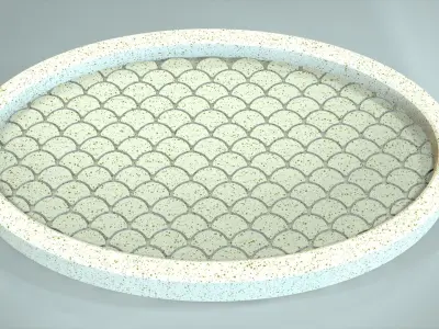 Terrazzo for silicone mold 3D print model