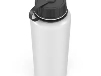 Sports Bottle Low-poly 3D model