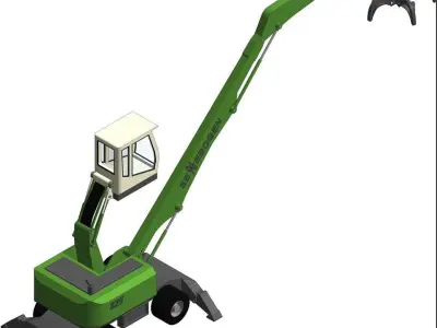 SENNEBOGEN Material Handler-33 Low-poly 3D model