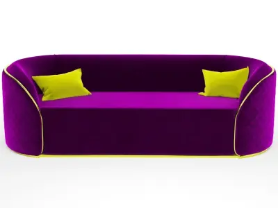 sofa best modeling Low-poly 3D model