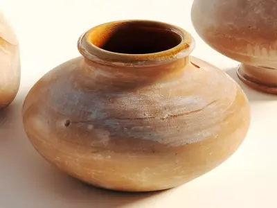 Photoscanned Pot 02 3D model