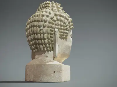 Buddha statue 3D model purchase