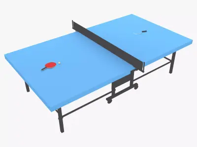 pingpong ping pong table 3D model