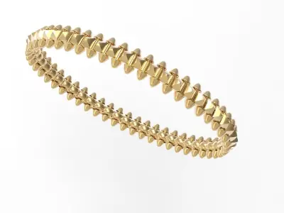 Clash Bracelet Wrist Measurment 200 mm 3D print model