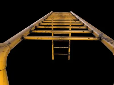 Monkey Bars V1 Low-poly 3D model