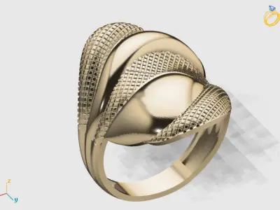 Women Plain Ring STL Models Womens Ring 3dmodels 3D print model 3D print model 12