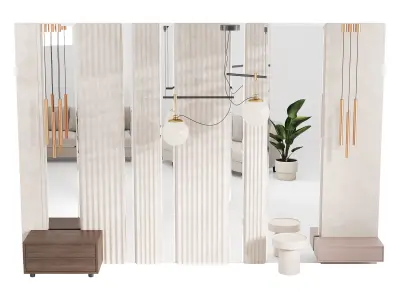 Decorative Wall panel  56 3D model