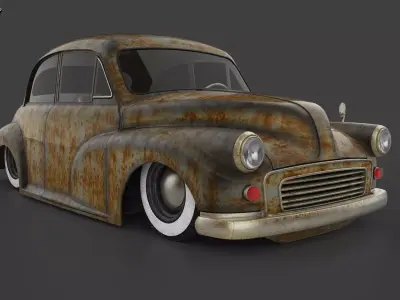 Morris Minor complete body shell 3D model