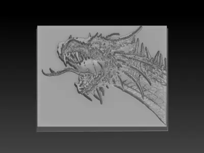 Dinosaur Head 3D print model