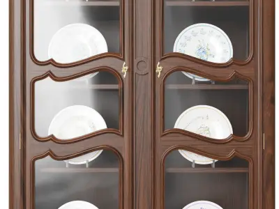 Showcase in classic style 1200 3D model