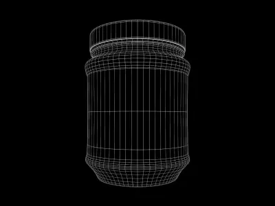 Food for sport-Nut Butter-GAME READY PBR Low-poly 3D model
