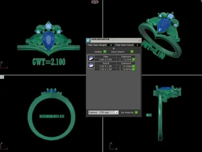 FASION RING  3D model purchase