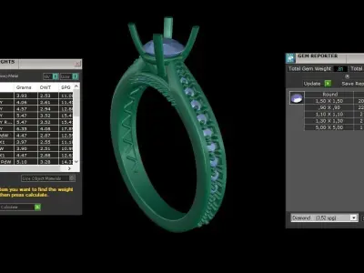 ring code 224 3D print model