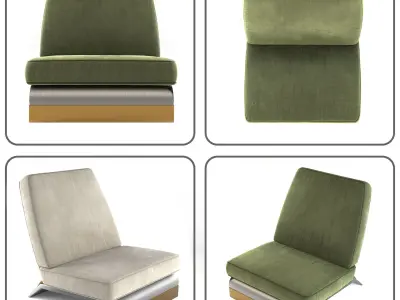 Relaxed chair 3D model