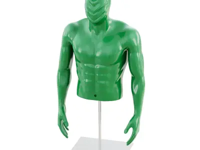 Fitness mannequin torso 169 3D model
