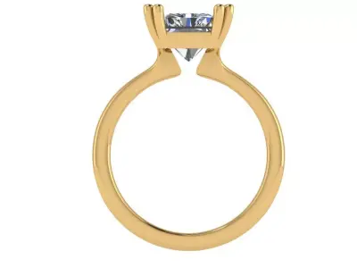 Radiant split open shank concept ring  3D print model
