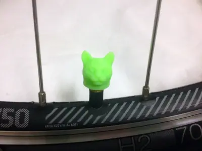 Car Truck Bike Tire Tyre Wheel Valve Stem Caps Cover Cat Head 3D print model