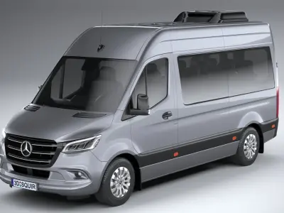 Mercedes-Benz Sprinter Passenger L2H2 2025 3D model