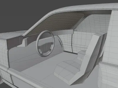 Mercedes  w126 coupe 3D model
