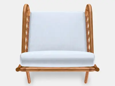 HOLMSTA - FROKNABO Armchair Low-poly 3D model