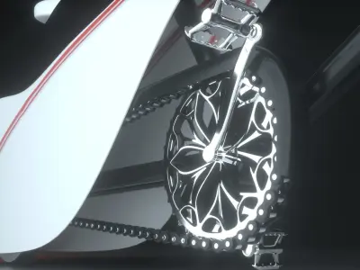Bike Bagger Style 3D model